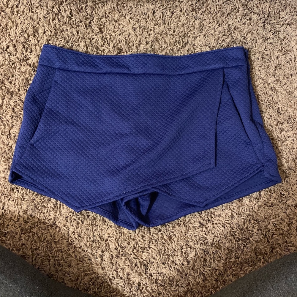 blue skort